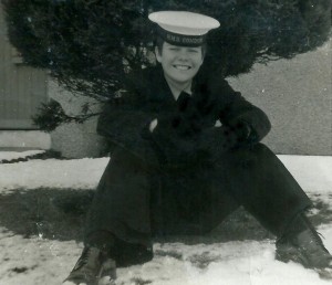 Winter at HMS Condor (Arbroath) 1967 during my 6 months training as Aircraft Mechanic