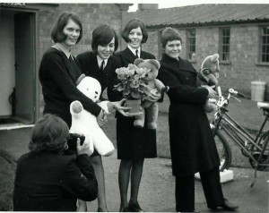 Cossack Mess girls (me in greatcoat)